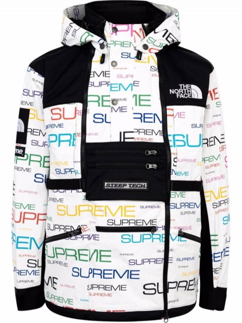 Cortavientos Supreme Outlet Mexico X The North Face Steep Tech Apogee Jacket Hombre Blancos